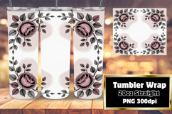 Original 20oz Tumbler Artwork , Flowers Product Image 1