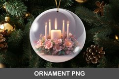 3D christmas ornament - candle Product Image 1