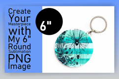 Artful Round Design Keychain Template , Halloween Product Image 1