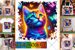 ENCHANTED TSHIRT Ideas PNG, Cat Product Image 1