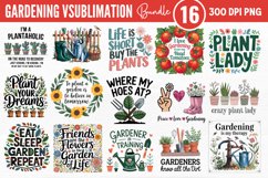 Gardening Sublimation Bundle PNG Product Image 1
