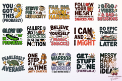 Funny Inspirational Quotes PNG Bundle | 32 Humorous Designs Product Image 2