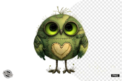 Quirky Zombie Birds Clipart Product Image 1