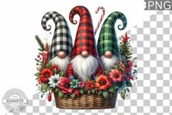 Christmas Gnome Sublimation - Clipart PNG Design Product Image 1