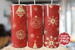 Christmas Red Tumbler | Christmas Tumbler Wrap Product Image 1