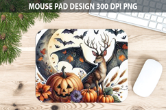 Watercolor Reindeer Mouse Pad Sublimation - Animal PNG Product Image 1