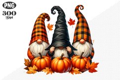 Halloween Gnomes Sublimation - Clipart PNG Design Product Image 1