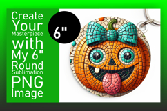 Creative Circle Design for Coasters , Cute Pumpkin Product Image 1