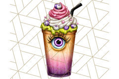 Ghost Café PNG Clipart, Cute Ghost Baristas Halloween Treats Product Image 3