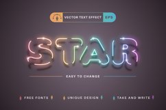 Unicorn Light - Editable Text Effect, Font Style Product Image 3