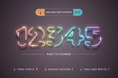 Unicorn Light - Editable Text Effect, Font Style Product Image 5