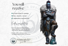 Viking Mythology Giants Clipart Set. Norse Jotunns Product Image 2