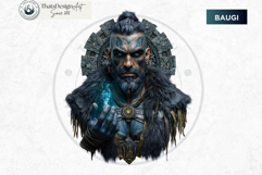 Viking Mythology Giants Clipart Set. Norse Jotunns Product Image 8