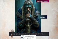 Norse Jotuns Fantasy Digital Papers Viking Mythology Backgro Product Image 12