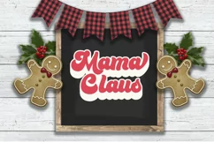 Mama Claus Christmas SVG - PNG, DXF, SVG, EPS, Cut File Product Image 6