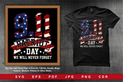 911 Patriot Day Illustration We Will Never Forget Product Image 1