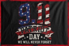 911 Patriot Day Illustration We Will Never Forget Product Image 2