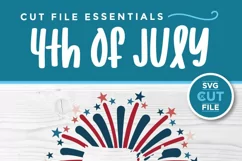 Fourth of july svg - a USA fireworks svg for crafters Product Image 2