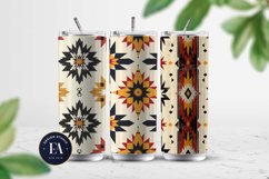 Bright Aztec Tribal Digital paper, Tribal Ethnic pattern Product Image 2