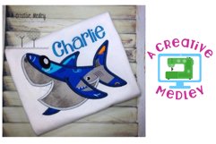 Peekaboo Shark Applique Product Image 1