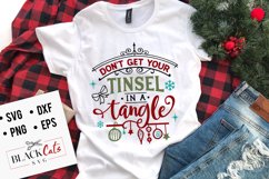 Don&#039;t get your tinsel in a tangle SVG Product Image 1