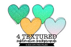 4 Textured Backgrounds - Sublimation Background Product Image 1