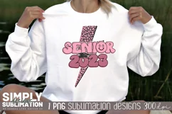 Pink Senior 2023 | Graduation Sublimation Design | Png Product Image 2