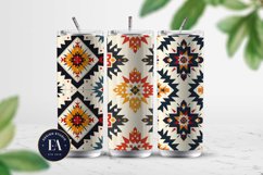 Bright Aztec Tribal Digital paper, Tribal Ethnic pattern Product Image 2