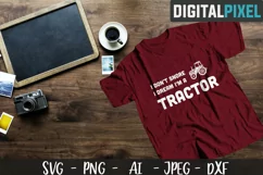 I Don't Snor I Dream I'm A Tractor SVG PNG DXF Crafters Product Image 2
