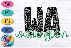 Washington Mandala - A State SVG Cut File Product Image 2