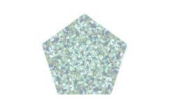 6 Mosaic Pattern Pentagons Product Image 5
