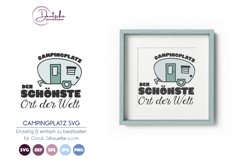 Campingplatz SVG | Wohnwagen SVG Product Image 1