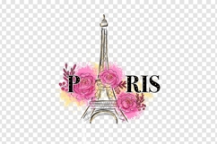 Eiffel Tower PNG clipart Paris illustration Product Image 2