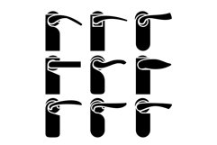 Door Hanger Blank Set. Hostel Product Image 1