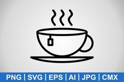 Vector Tea Icon Product Image 1
