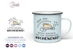 Montagmorgen SVG | Wochenende SVG Product Image 1