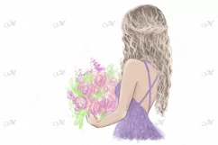 Flower Girl, Hand Drawn Illustration Product Image 1