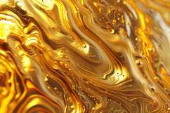 Gold Liquid Marbling Background Wallpaper Product Image 1