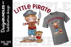 Little Pirate Sublimation Design Product Image 1