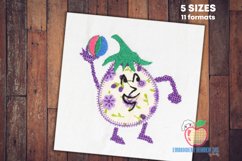 Cartoon brinja with Ball Applique Design Product Image 1