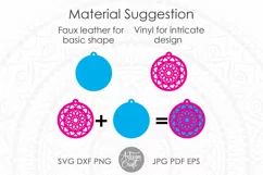 Earrings SVG, mandala earrings SVG, mandala SVG Product Image 3