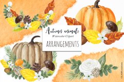 Autumn animals. Watercolor clipart. Product Image 8
