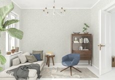Wall mockup - Wallpaper mockup - Living room scene Product Image 12