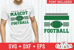 Football SVG | Football Template 0014 | Shirt Design Product Image 1