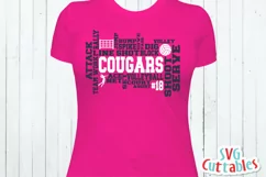 Volleyball SVG | Volleyball Word Art | Shirt Design Product Image 2