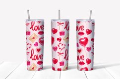 20 oz Tumbler sublimation design Bundle, Valentine&#039;s day png Product Image 5