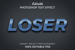Loser Editable Photoshop Text Style Effect Product Image 1