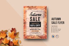 Fall / Autumn Sale Flyer, Photoshop &amp; Ms Word Template Product Image 1