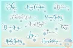 Holiday Wishes Quote Saying Bundle Horizontal Wood Sign SVG Product Image 3