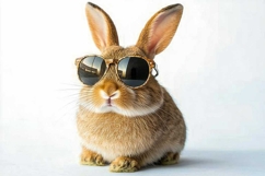 Cool bunny with glasses Product Image 1